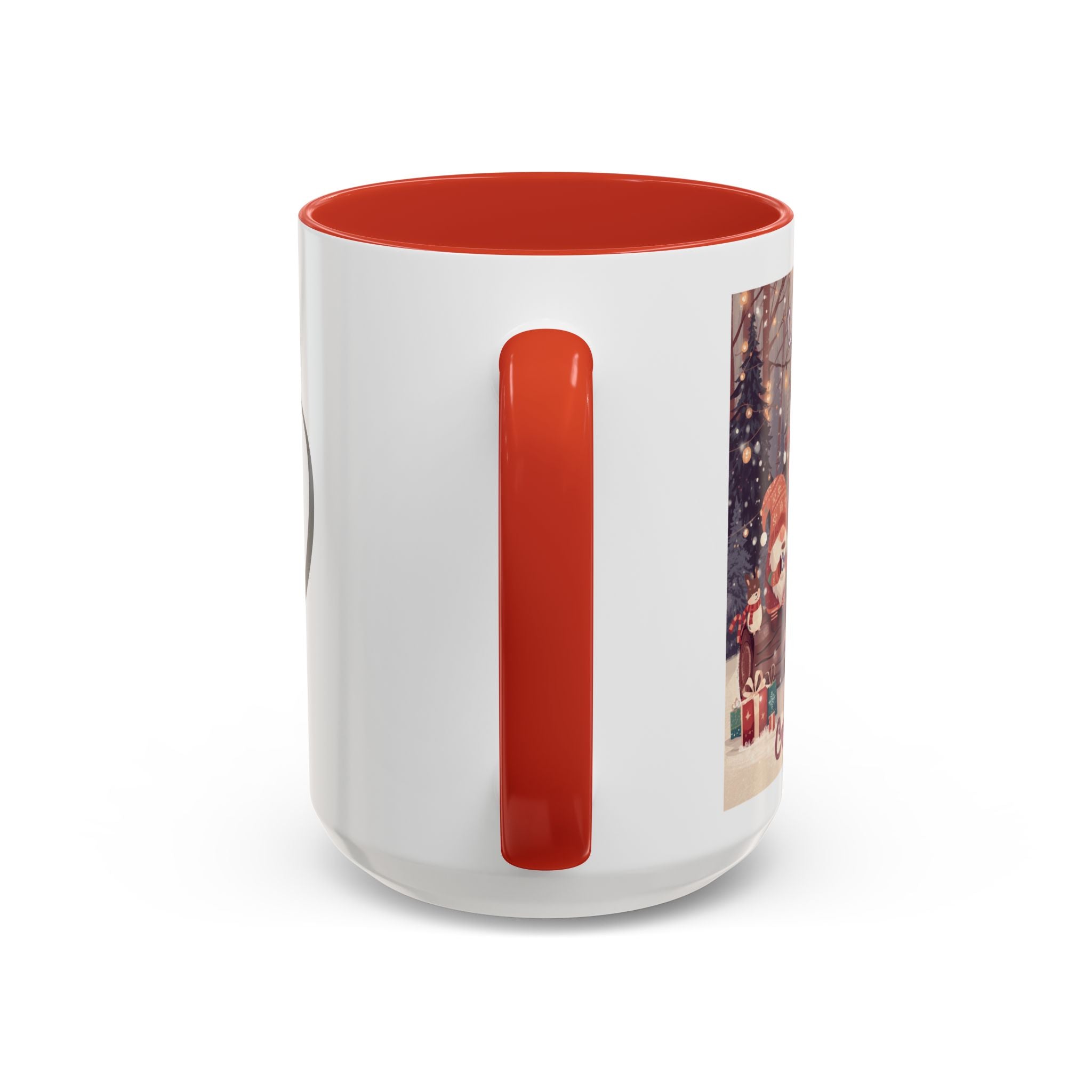 Copy of Coffee with my Gnomies Coffee Mug — Monogram O Accent Ceramic Mug (11/15 oz)