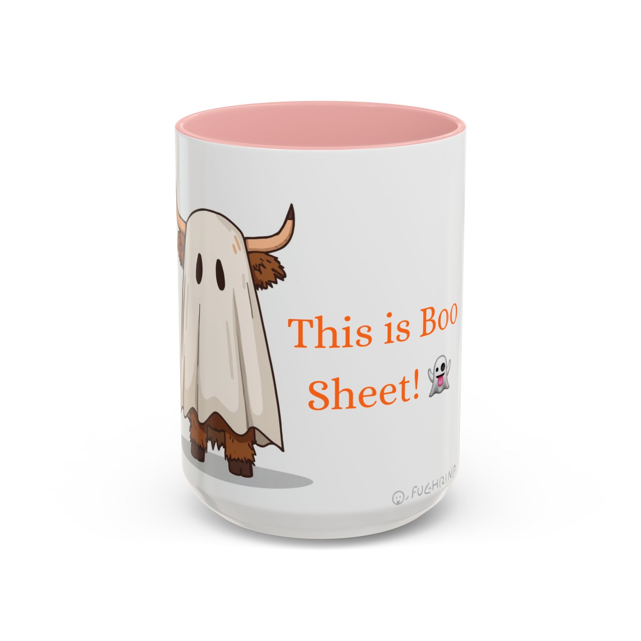 Boo Sheet Accent Coffee Mug (11, 15oz)