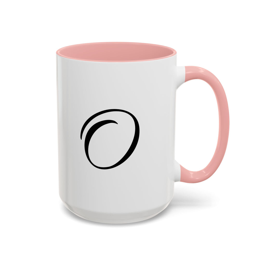 Copy of Coffee with my Gnomies Coffee Mug — Monogram O Accent Ceramic Mug (11/15 oz)