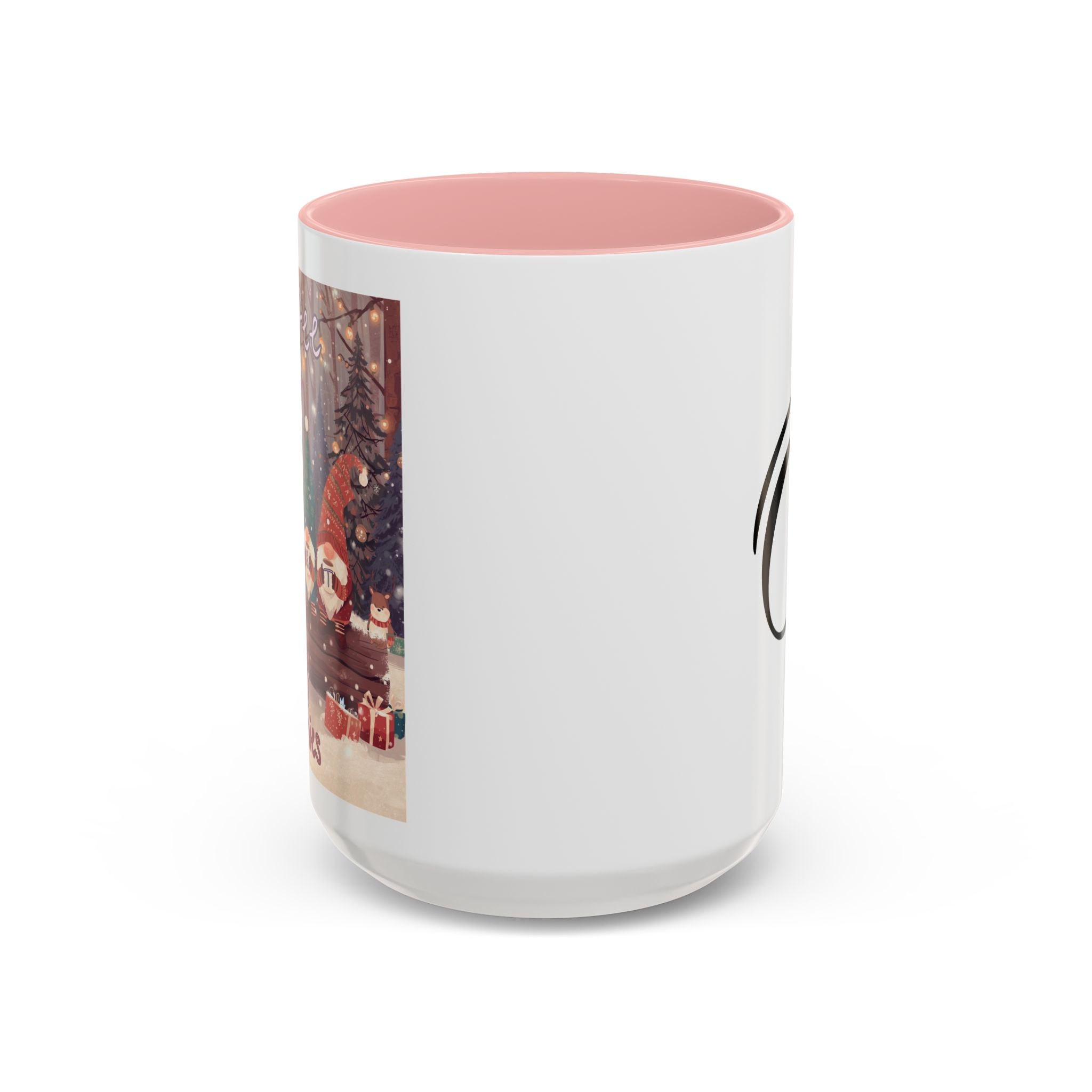 Copy of Coffee with my Gnomies Coffee Mug — Monogram O Accent Ceramic Mug (11/15 oz)