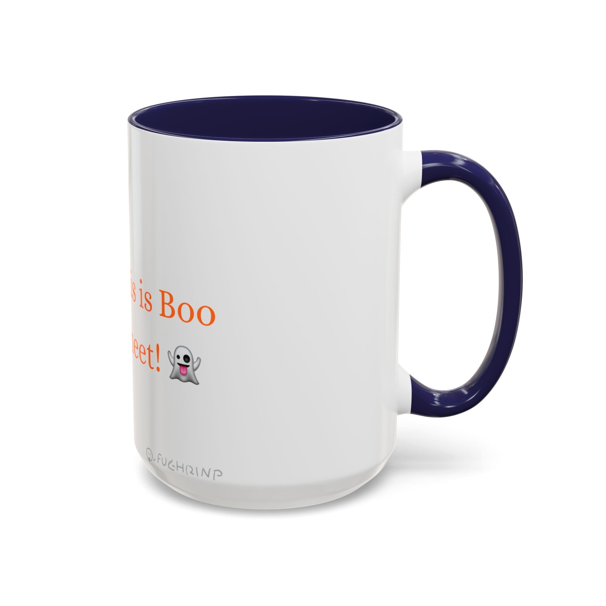 Boo Sheet Accent Coffee Mug (11, 15oz)