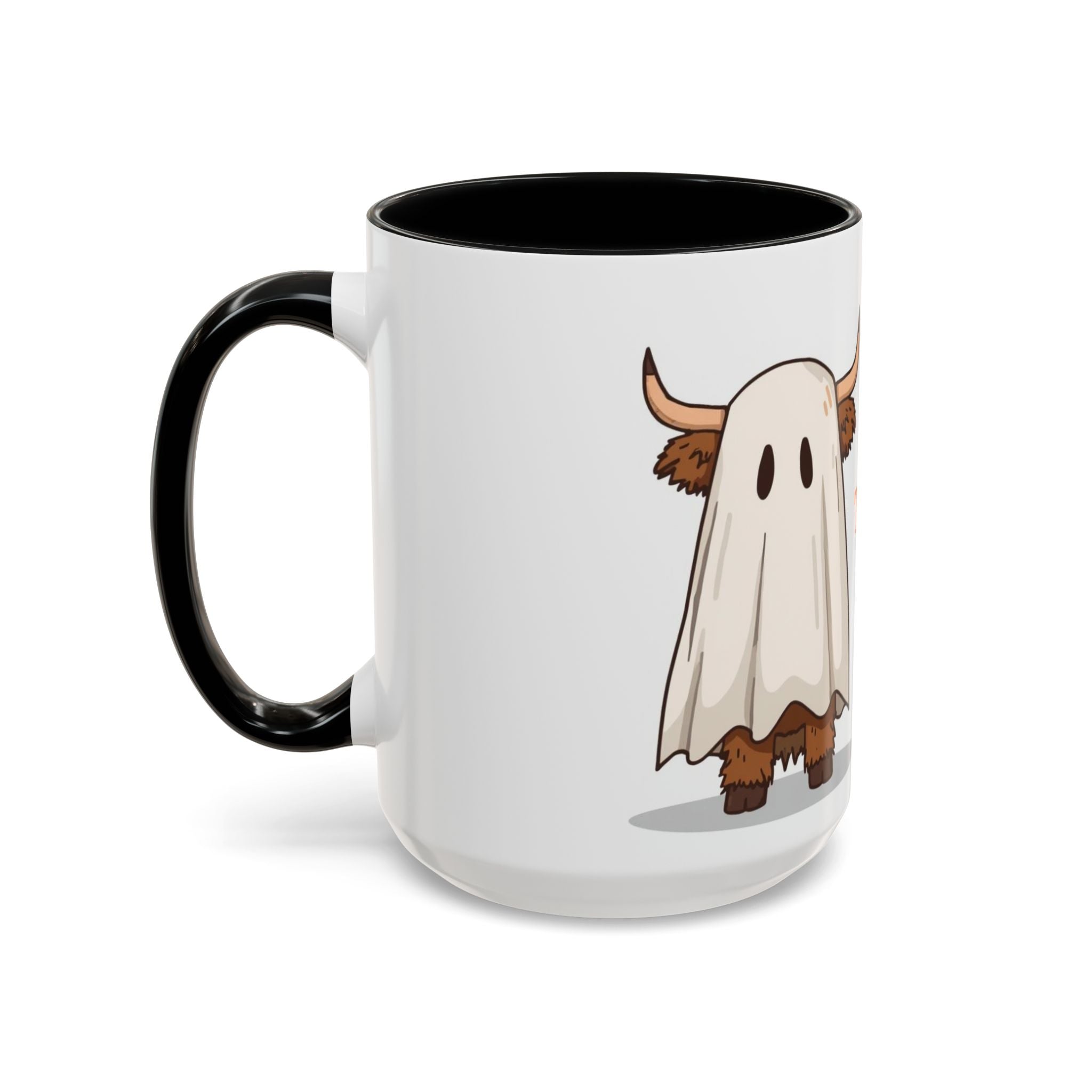 Boo Sheet Accent Coffee Mug (11, 15oz)