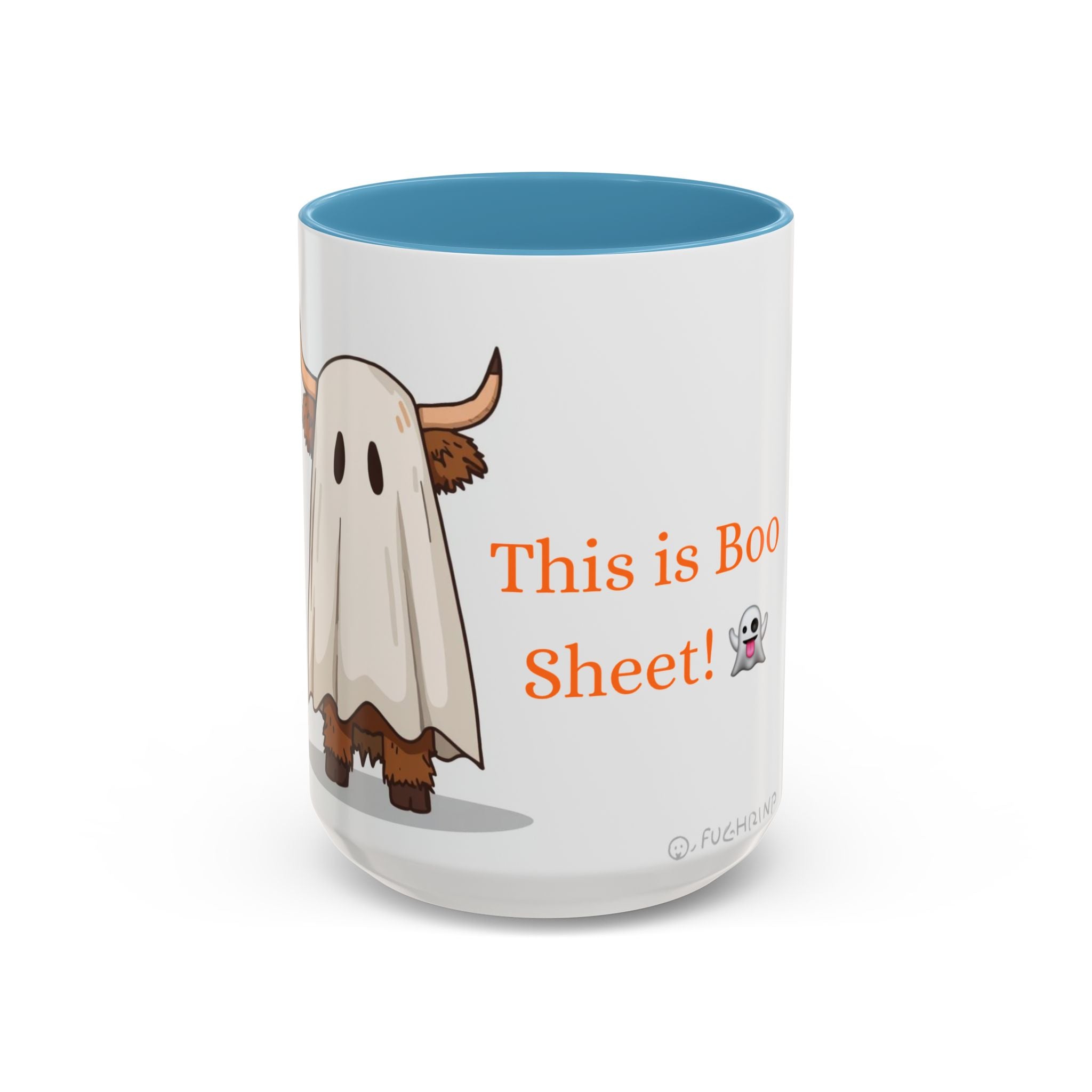 Boo Sheet Accent Coffee Mug (11, 15oz)