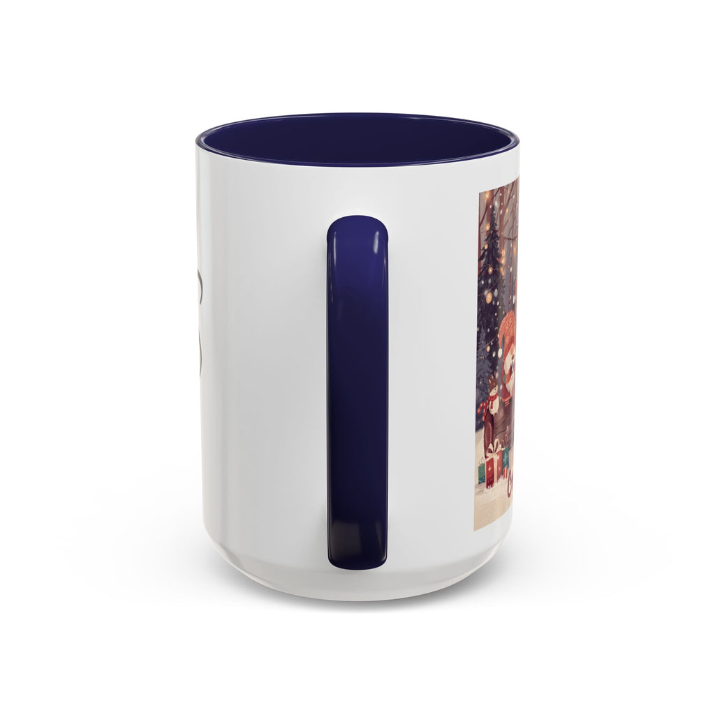 Coffee with my Gnomies Coffee Mug — Monogram S Accent Ceramic Mug (11/15 oz)