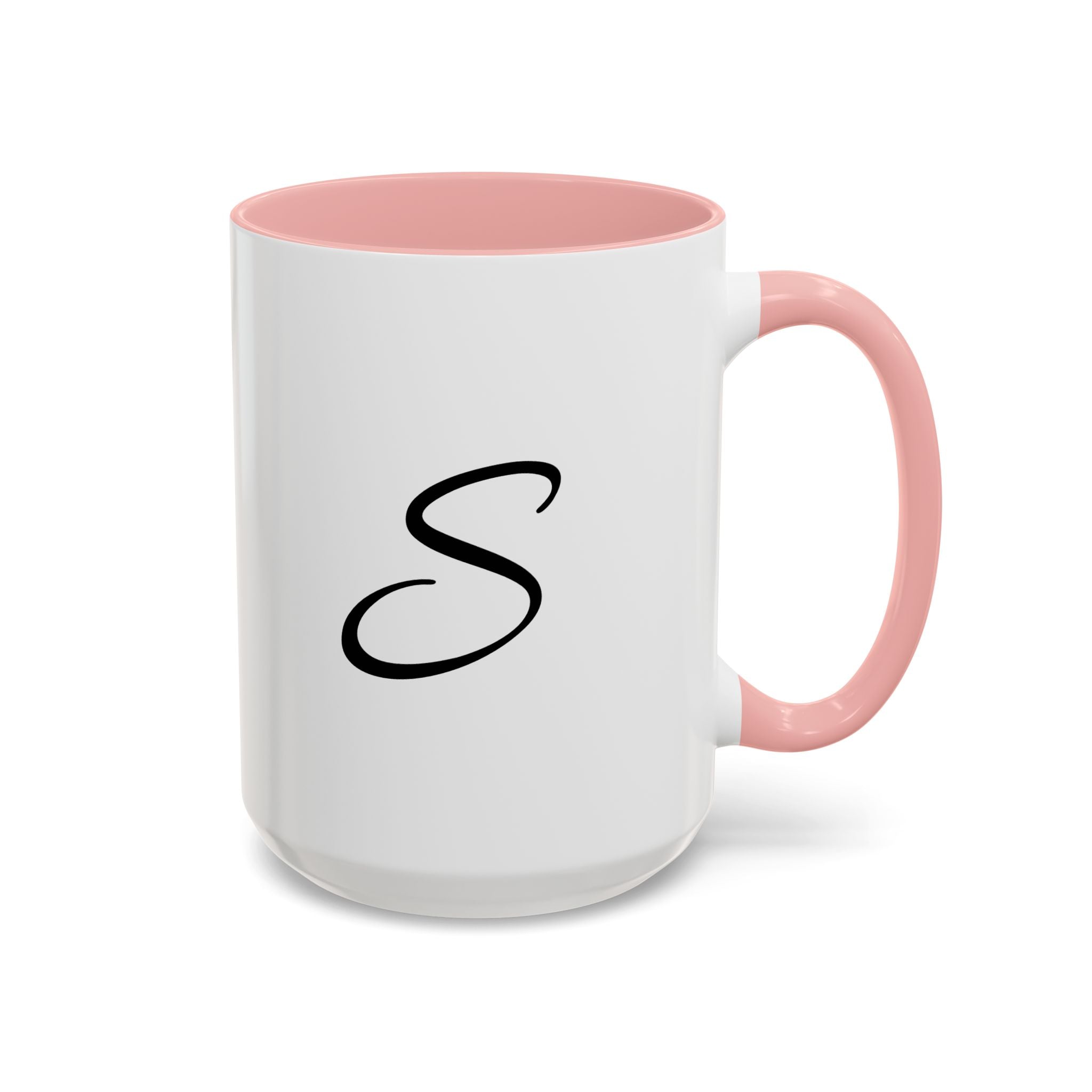 Coffee with my Gnomies Coffee Mug — Monogram S Accent Ceramic Mug (11/15 oz)