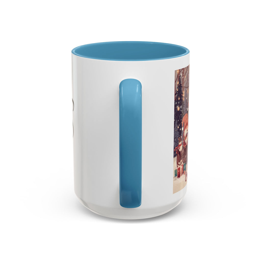 Coffee with my Gnomies Coffee Mug — Monogram S Accent Ceramic Mug (11/15 oz)