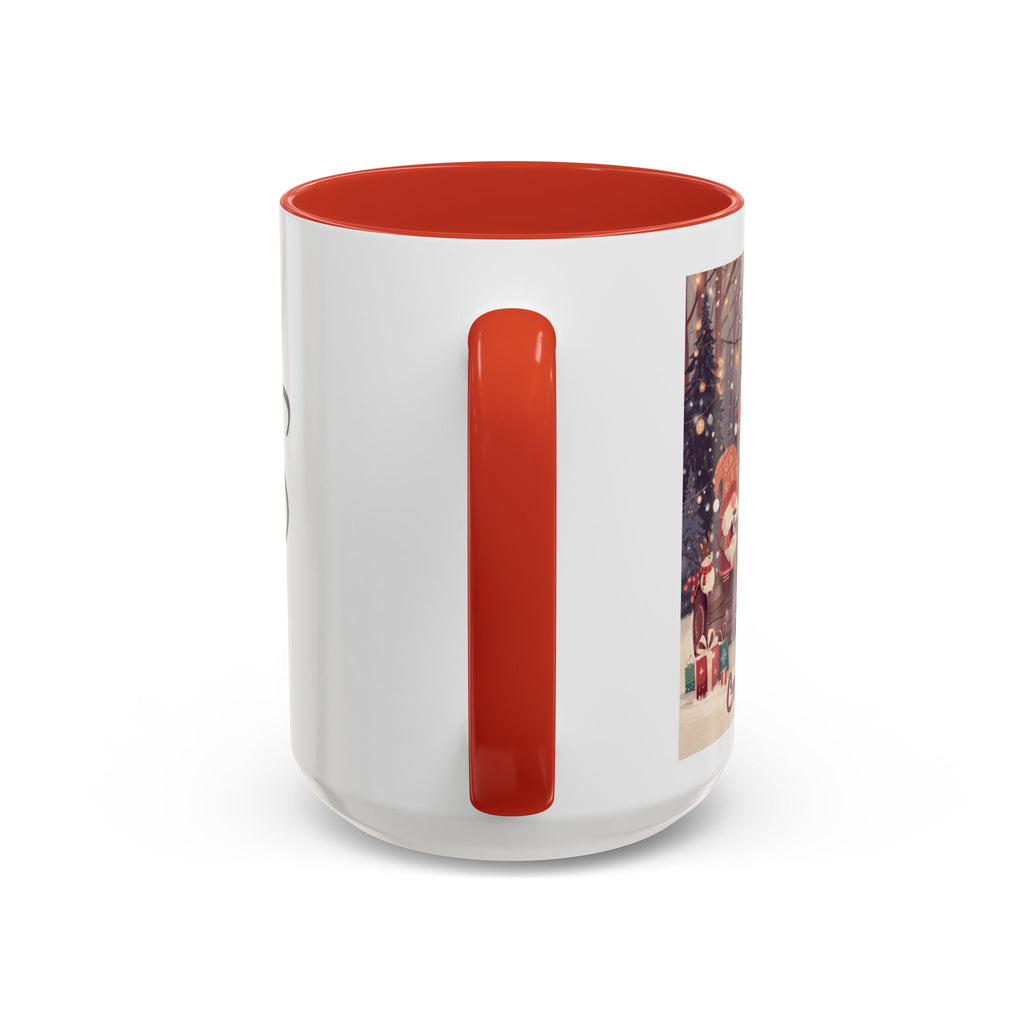 Coffee with my Gnomies Coffee Mug — Monogram S Accent Ceramic Mug (11/15 oz)